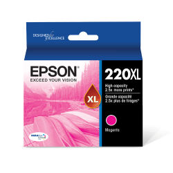 Epson® 220XL DuraBrite® Magenta High-Yield Ink Cartridge, T220XL320-S
