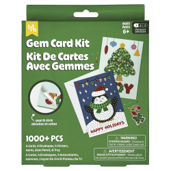 Little Yellow Bicycle® Gem Art Card Kit, Holiday