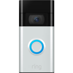 Ring HD Video Doorbell, Satin Nickel, 6022381