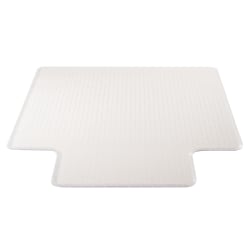 Deflecto ExecuMat Chair Mat For High-Pile Carpets, Wide Lip, 45" x 53", Clear