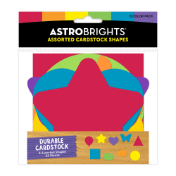 Astrobrights® Assorted Die Cut Shapes, Assorted, Set Of 54 Shapes