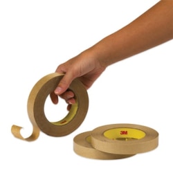 3M® 950 Adhesive Transfer Tape Hand Rolls, 1/2" x 60 Yd., Clear, Case Of 6