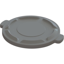 Impact® Value-Plus Gator® Container Lids, For 20 gal, Flat-Top, 20.4" Diameter, Gray