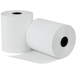 uAccept™ POS Thermal Paper, 3 1/8" x 220', 1-Ply, White, Pack Of 12