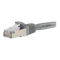 C2G 25ft Cat6 Ethernet Cable - Snagless Shielded (STP) - Gray - Patch cable - RJ-45 (M) to RJ-45 (M) - 00788