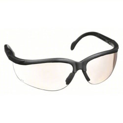 Radians Safety Glasses, One Size, Black/Gray