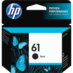 HP 61 Black Ink Cartridge, CH561WN
