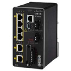 Cisco IE-2000-4T-G-B Ethernet Switch - 6 Ports - Manageable - Fast Ethernet, Gigabit Ethernet - 10/100Base-TX, 10/100/1000Base-T - 2 Layer Supported - Twisted Pair - Desktop, Rail-mountable - 1 Year Limited Warranty