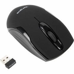 Targus W575 Wireless Mouse - Optical - Wireless - Radio Frequency - Black - USB - 1600 dpi - Scroll Wheel - 1