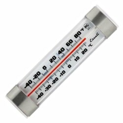 Escali Refrigerator/Freezer Thermometer, -40° - 80°F, 3/4"H x 1-1/4"W x 4-3/4"D