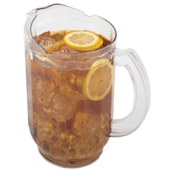 Cambro Camwear® PL60CW135 Pitchers, 60 Oz, Clear, Pack Of 6 Pitchers