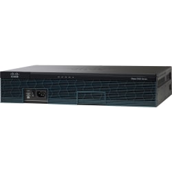 Cisco 2911 Integrated Service Router - Refurbished - 3 Ports - PoE Ports - Management Port - 10 - 512 MB - Gigabit Ethernet - 2U - Rack-mountable, Wall Mountable, Desktop - 90 Day