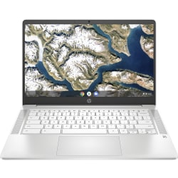 HP 14a-na0010nr Chromebook, 14" Screen, Intel® Celeron®, 4GB Memory, 32GB eMMC, Google™ Chrome OS, 9LL49UA#ABA