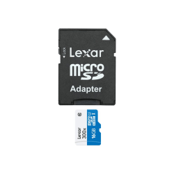 Lexar® High Performance MicroSD High Capacity Card With 25Mbps Write Speed, 16GB