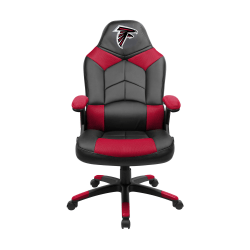 Imperial NFL Faux Leather Oversized Computer Gaming Chair, Atlanta Falcons