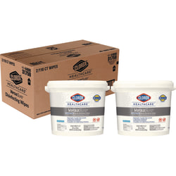 Clorox Healthcare® VersaSure Cleaner™ Disinfectant Wipes, 1-Ply, 12 x 12, Fragranced, White, 110/Bucket, 2 Buckets/Carton