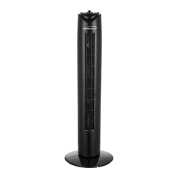 Brentwood® 32-In. 3-Speed Portable Oscillating Tower Fan with Timer, Black, F-32TBK