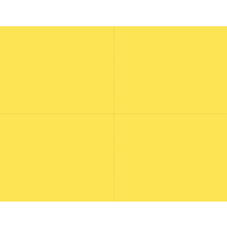 Great Papers! 4-Up Postcards, 8-1/2" x 11" Sheet, Yellow, 4 Postcards Per Sheet, Pack Of 50 Sheets