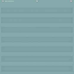 Teacher Created Resources 7 Pocket Chart, 28" x 28", Calming Blue