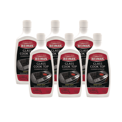 WEIMAN® Glass Cook Top Cleaner and Polish, 20 oz, Squeeze Bottle, 6/CT