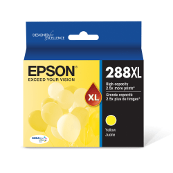 Epson DURABrite Ultra 288XL High Yield Inkjet Ink Cartridge - Yellow Pack - Inkjet - High Yield