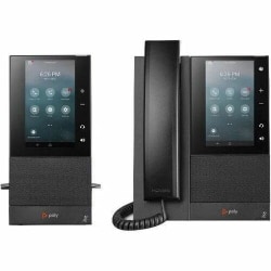 Poly CCX 505 IP Phone - Corded - Corded/Cordless - Desktop - Black - 24x Total Line - 5" LCD - IEEE 802.11b/g/n - 2x Network - 82Z79AA