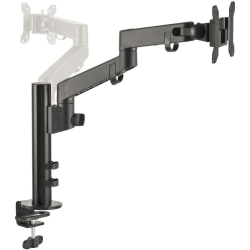 SIIG Single Pole Arm Multi-Angle Replaceable Articulating Monitor Desk Mount - 14" to 30" - Heavy Duty Multi-Adjustable Mount - Up to 17.6lbs