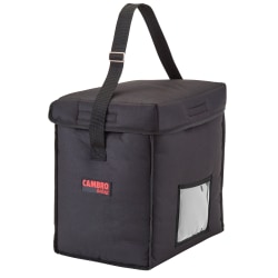 Cambro Delivery GoBags, 13" x 9" x 13", Black, Set Of 4 GoBags