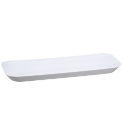 Erwyn Products Madison Amenity Trays, 3/4"H x 10"L x 4"D, White, Case Of 12 Trays