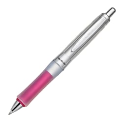 Pilot® Dr. Grip™ Center Of Gravity Ballpoint Pen, Medium Point, 1.0 mm, Pink Metallic Barrel, Black Ink