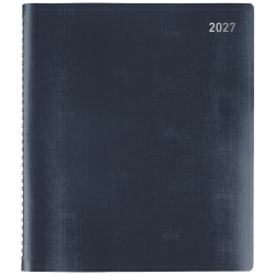 Office Depot Brand Monthly Planner, 9" x 11", Navy, January 2027 to January 2028, OD71071727