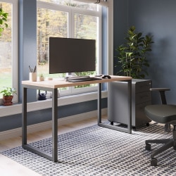 Vari Computer Desk, 48"W, Light Wood