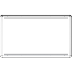 Lorell Mounting Frame For Whiteboard, 26"H x 60"W, Silver, Aluminum