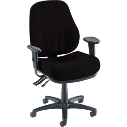 Lorell® Baily Series High-Back Multi-Task Chair, Black