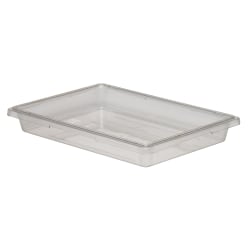 Cambro Camwear 3"D Food Storage Boxes, 18" x 26", Clear, Set Of 6 Boxes