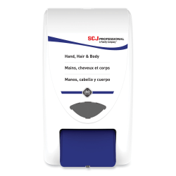 SC Johnson Professional® Cleanse Hand, Hair and Body Dispenser, 2 L, 6.4 x 5.7 x 11.5, White/Blue, 8/Carton