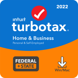 Intuit TurboTax Home & Business Fed + Efile + State 2022