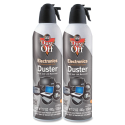 Falcon Dust-Off Electronics Duster, 17 Oz, Pack Of 2