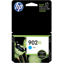 HP 902XL Cyan High-Yield Ink Cartridge, T6M02AN