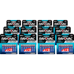 Rayovac High-Energy Alkaline AAA Battery 12-Packs - For Multipurpose - AAA - 12 / Carton