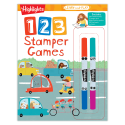 Highlights Learn-And-Play 123 Stamper Games, Pre-K - K