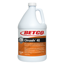 Betco® Citrusolv™ 40 Heavy-Duty Solvent Degreaser, Citrus Scent, 128 Oz Bottle, Case Of 4