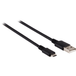 Ativa® USB-A to Micro USB Charging Cable, 3’, Black, 27515