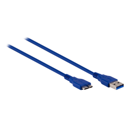 Ativa® USB 3.0 to Micro B Cable, 3’, Blue, 27517