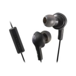 JVC HA-FR6 Gumy PLUS - Earphones with mic - in-ear - wired - noise isolating - olive black