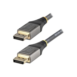 StarTech.com 16ft (5m) VESA Certified DisplayPort 1.4 Cable, 8K 60Hz HDR10, UHD 4K 120Hz Video, DP to DP Monitor Cord, DP 1.4 Cable, M/M - DP14VMM5M