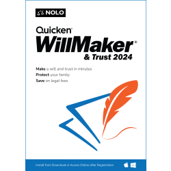 Quicken® Willmaker & Trust, 2024, Windows®, Product Key