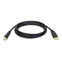 Tripp Lite U022-010 Gold USB 2.0 A/B Cable, 10 ft.