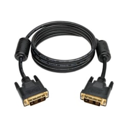 Eaton Tripp Lite Series DVI Single Link Cable, Digital TMDS Monitor Cable (DVI-D M/M), 6 ft. (1.83 m) - DVI cable - DVI-D (M) to DVI-D (M) - 6 ft - molded