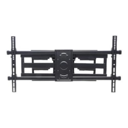 Manhattan Universal LCD Full-Motion Large-Screen Wall Mount - Holds One 37" to 90" Flat-Panel or Curved TV up to 165 lbs.; Adjustment Options to Tilt, Swivel and Level; Black